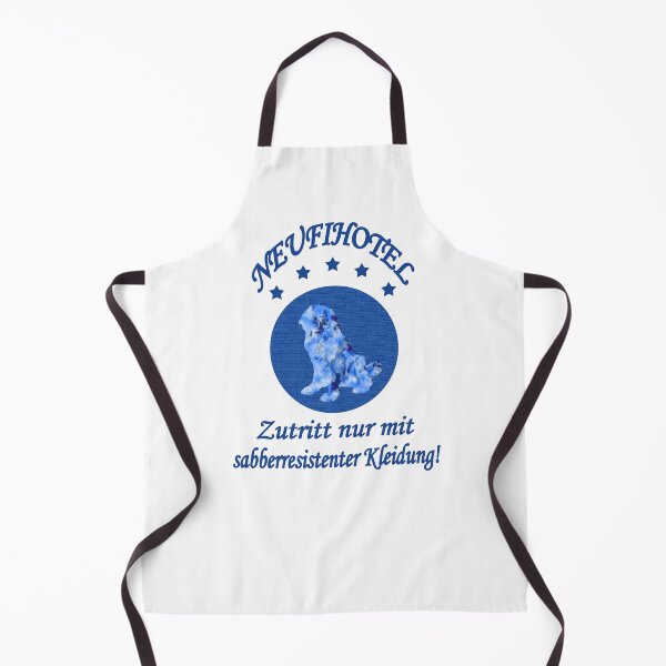 Item preview, Newfoundland dog blue Neufihotel drool resistant designed and sold by Moonyflower.