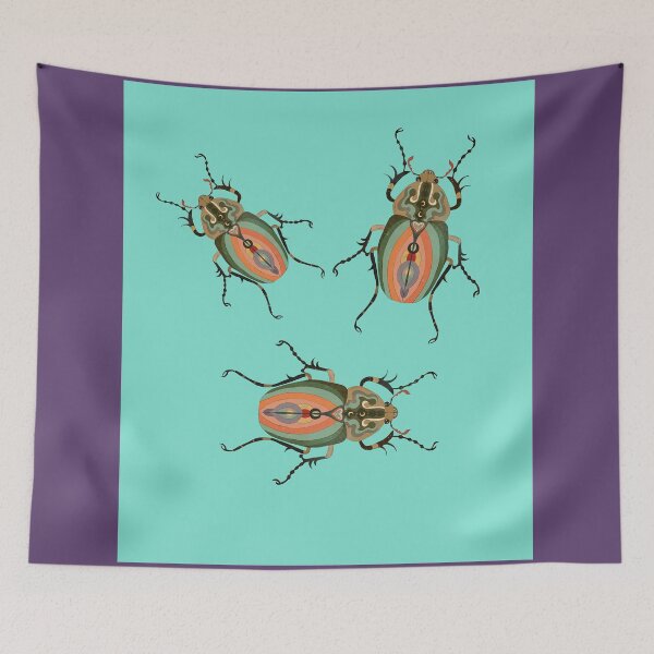 Item preview, 3 Death Beetles designed and sold by Moth-Stitchery.