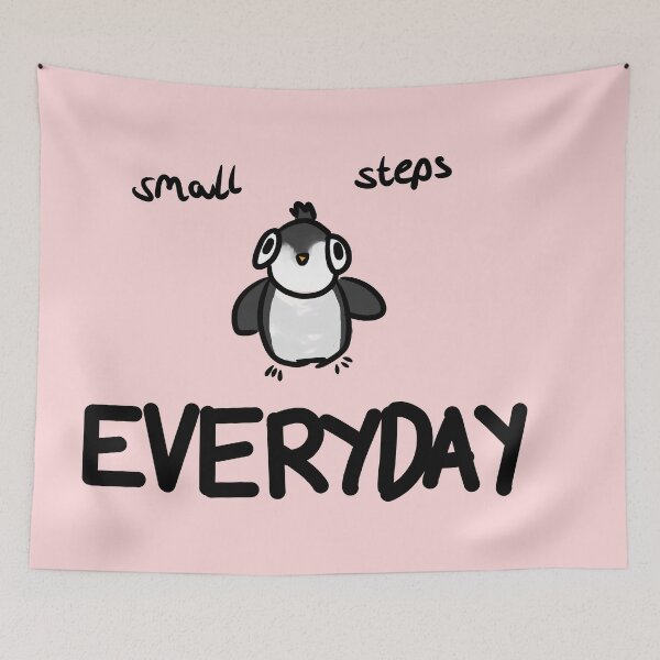 Item preview, Small steps EVERYDAY designed and sold by RainyDays-.