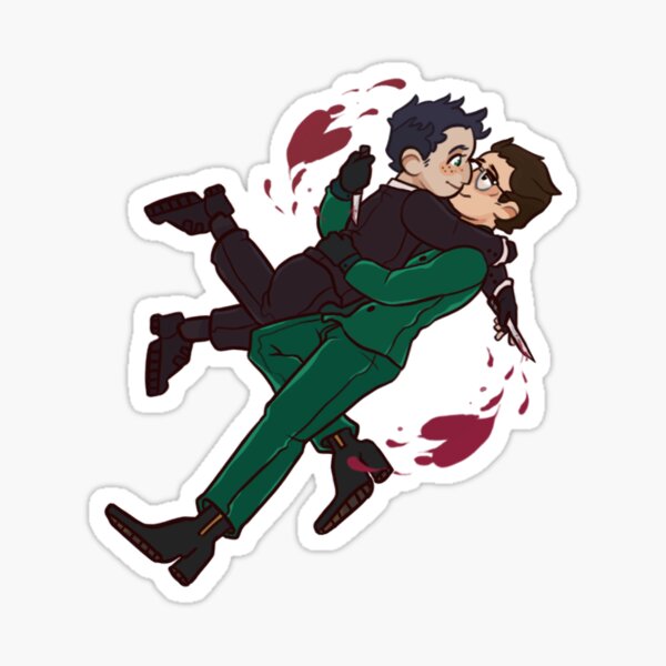 Edward and Oswald Sticker