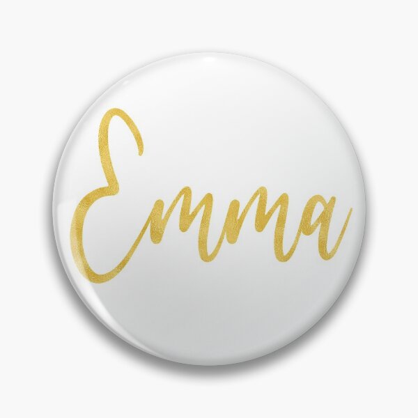 Item preview, Emma Gold Metallic Name designed and sold by Amy Olsen.