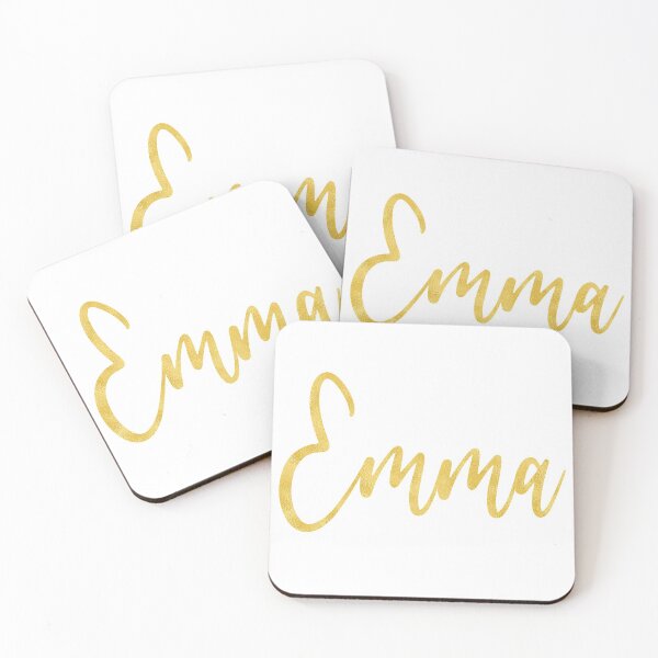 Aperçu de l'œuvre Nom métallique d'or d'Emma créée et vendue par Amy Olsen.