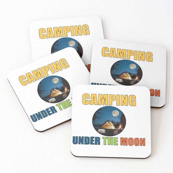 Item preview, Camping Under the Moon Design designed and sold by BlessingDirect.