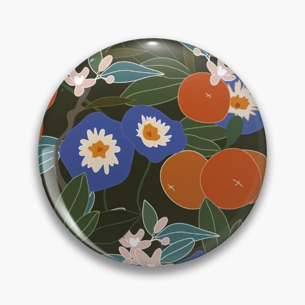 Item preview, Mandarins, fruit pattern designed and sold by IncognitobyE.