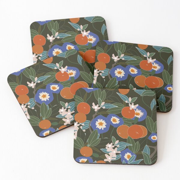 Item preview, Mandarins, fruit pattern designed and sold by IncognitobyE.