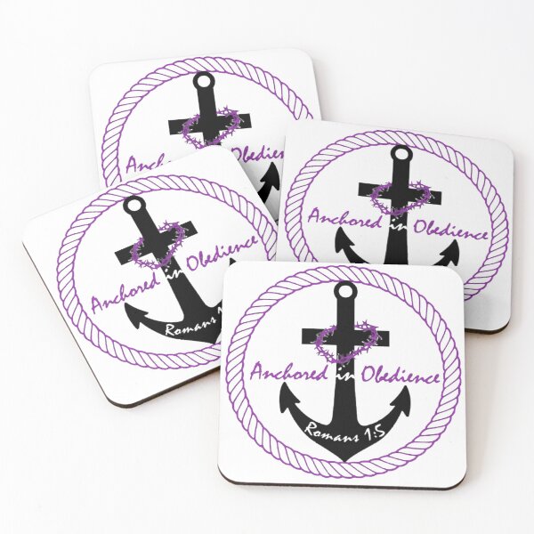 Item preview, ANCHORED IN OBEDIENCE (Romans 1:5) designed and sold by BLYFTD.