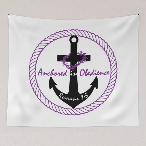 Item preview, ANCHORED IN OBEDIENCE (Romans 1:5) designed and sold by BLYFTD.