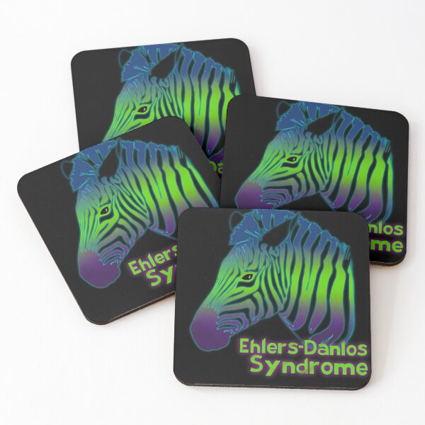Item preview, Ehlers-Danlos Zebra - BlueGreen Theme designed and sold by EmyBeeDesigns.