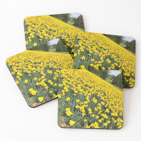 Item preview, Bright Yellow Daffodils in the Middle of Golf Course designed and sold by jordanhudgens.