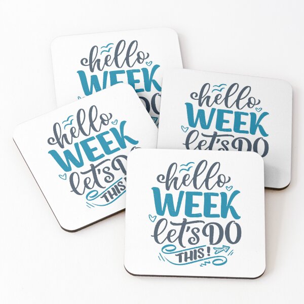 Item preview, Hello Week Let's Do This designed and sold by FoxLand.