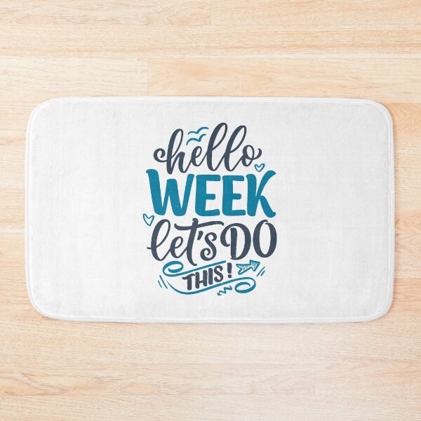 Item preview, Hello Week Let's Do This designed and sold by FoxLand.