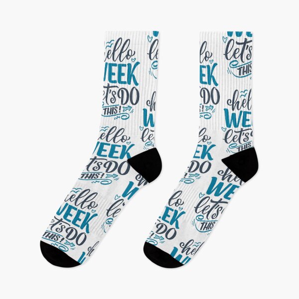Item preview, Hello Week Let's Do This designed and sold by FoxLand.