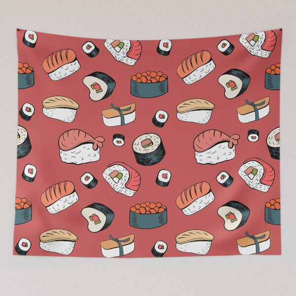 Item preview, Sushi Pattern  designed and sold by soumayajp.