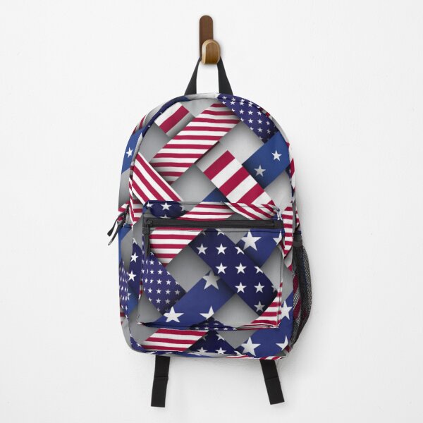 Item preview, 3D colorful stripes of The flag of the United States of America designed and sold by GLORY-LIFE.