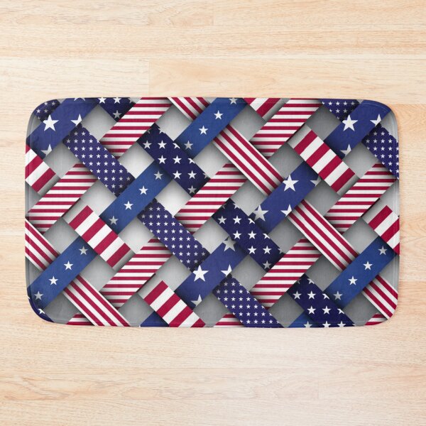 Item preview, 3D colorful stripes of The flag of the United States of America designed and sold by GLORY-LIFE.