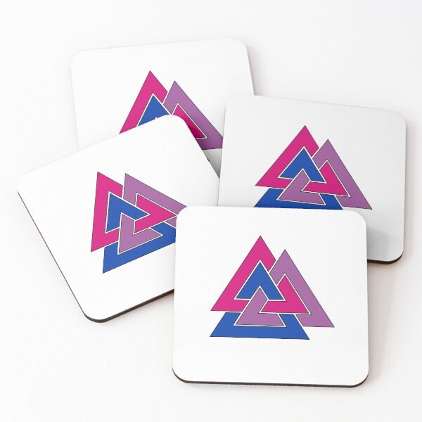 Item preview, Bisexual Viking Valknut designed and sold by hereticbassist.