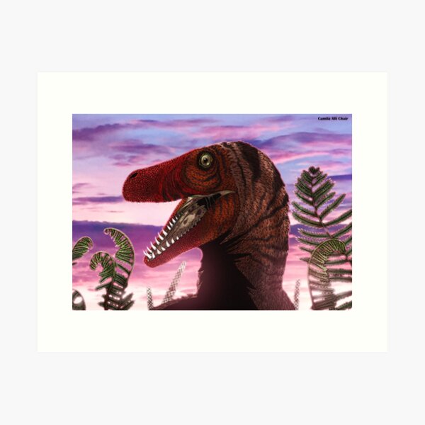 Utahraptor Art Print