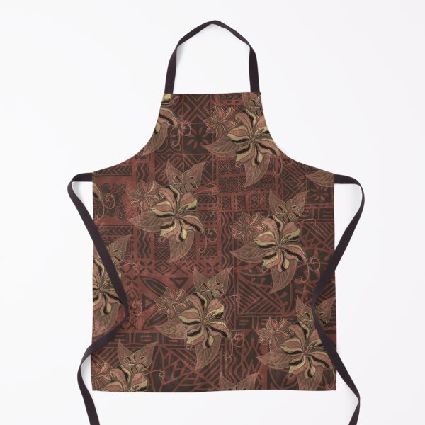 Item preview, Hawaiian - Polynesian - Samoan Vintage Tapa Hibiscus Print designed and sold by sunnthreads.