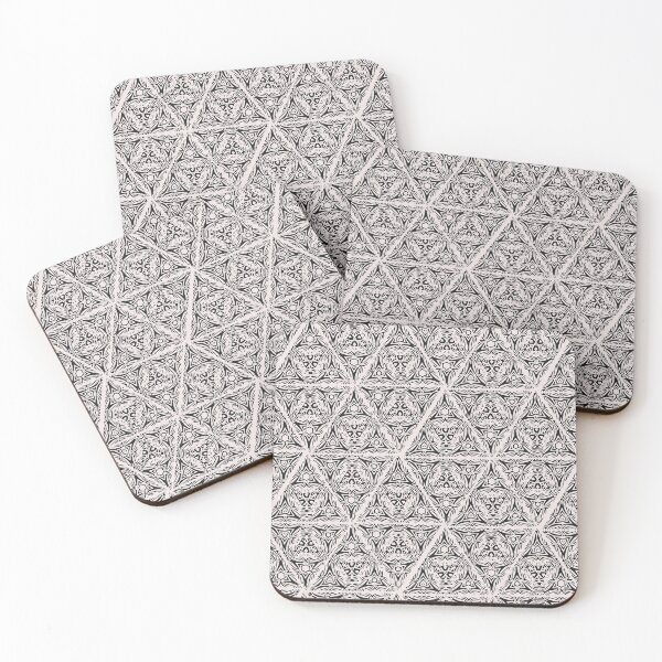 Item preview, arabesque geometric hand drawn pattern  designed and sold by alotofscreaming.
