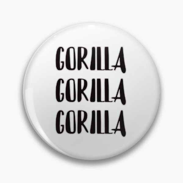 Item preview, Gorilla Gorilla Gorilla Text designed and sold by RevolutionInPaint.