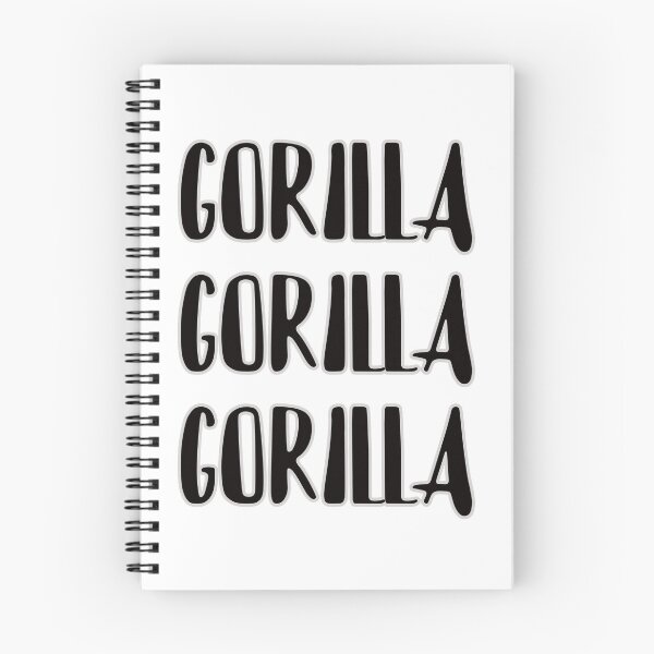 Item preview, Gorilla Gorilla Gorilla Text designed and sold by RevolutionInPaint.