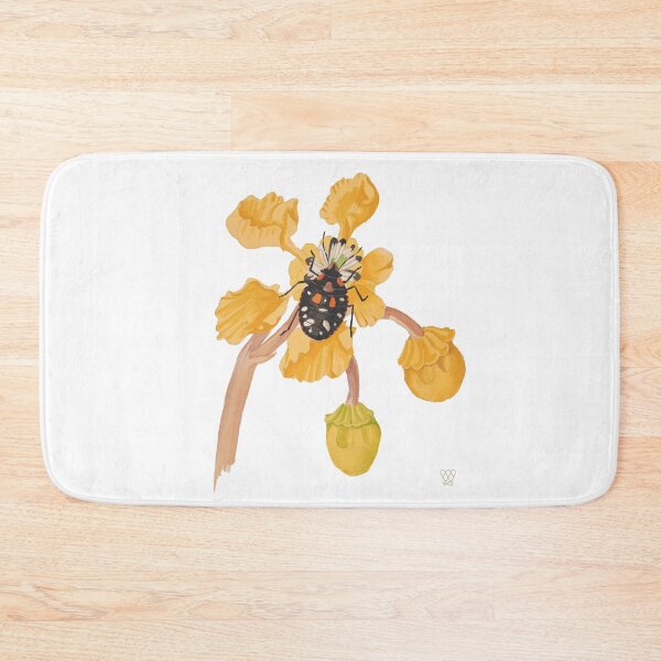 Item preview, Red Spotted Insect on Blossom designed and sold by WCS-Archives.