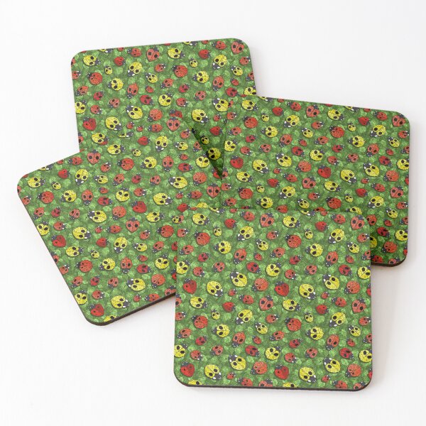 Item preview, Ladybug Love on Avocado Green designed and sold by IrishVikingDesigns.