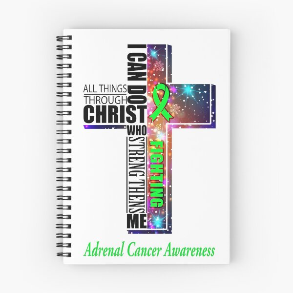 Item preview, I Can Do All Things Through Christ Adrenal Cancer Awareness designed and sold by Brad-FI.