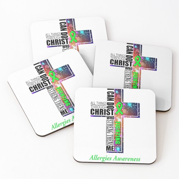 Item preview, I Can Do All Things Through Christ Allergies Awareness designed and sold by Brad-FI.