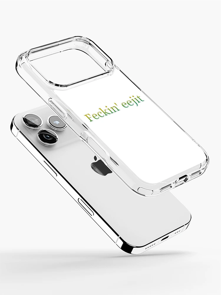 Thumbnail 2 of 5, iPhone Case, Feckin eejit! designed and sold by BraveJava.