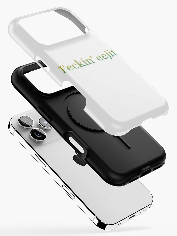 Thumbnail 2 of 4, iPhone Case, Feckin eejit! designed and sold by BraveJava.
