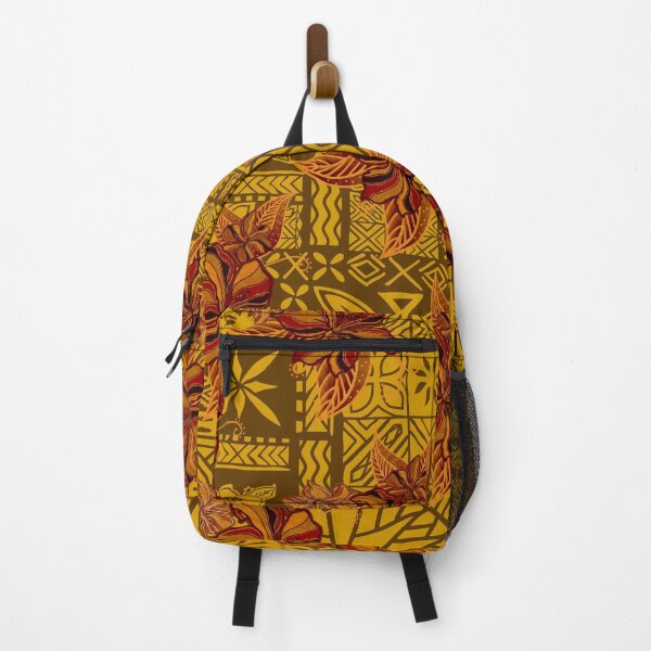 Artikelvorschau, Hawaiianisch - polynesisch - samoanischer Sonnenschein-Tapa-Hibiskus-Druck entworfen und verkauft von sunnthreads.