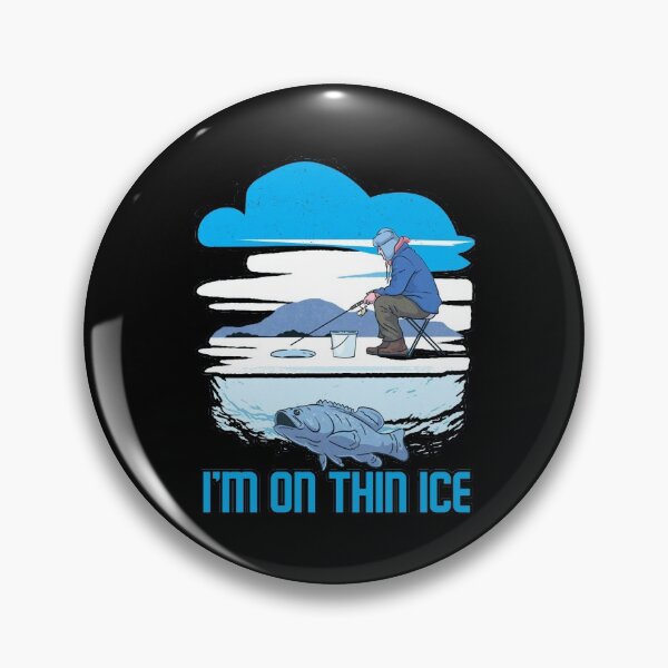Item preview, I'm on thin ice --ice fishing designed and sold by glitchman2.