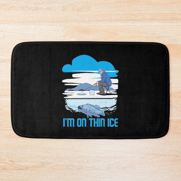 Item preview, I'm on thin ice --ice fishing designed and sold by glitchman2.