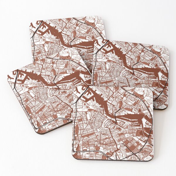 Item preview, vintage Amsterdam map  designed and sold by wamuigaworld.