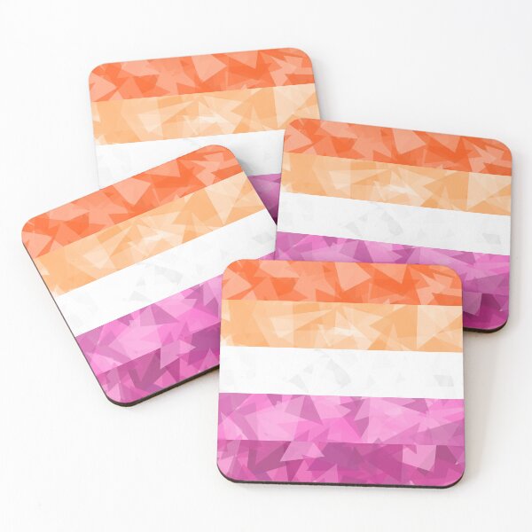 Item preview, Lesbian Pride Shards designed and sold by SchwarzEzri.