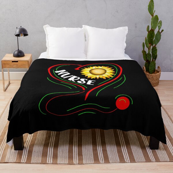 Item preview, Sunflower Love Nurse, Sunflower Nurse Design designed and sold by orangeblue21.