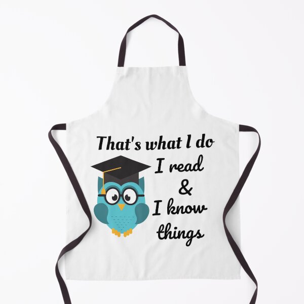 Item preview, I read and I know things smart owl designed and sold by Naamira.