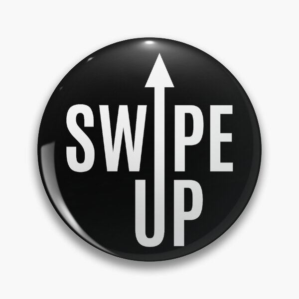 Item preview, Swipe up - Funny designed and sold by OutcastBrain.