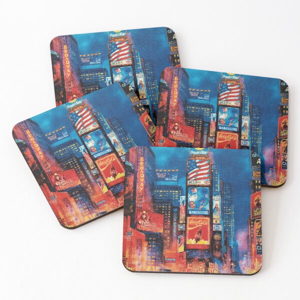 Item preview, Times Square, New York, Manhattan Watercolor designed and sold by Tamarage.