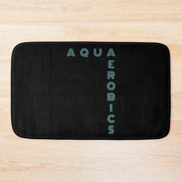 Item preview, Aqua Aerobics stylish typography | Gifts for water aerobics lover designed and sold by Violet Treasures.