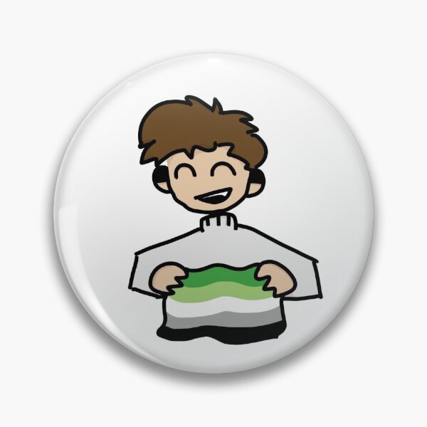 Item preview, Ludwig Aromantic pride flag sticker designed and sold by tylerwunch.