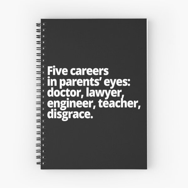 Item preview, 5 careers in parents' eyes designed and sold by WittyChest.