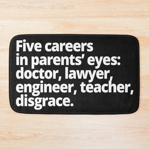Item preview, 5 careers in parents' eyes designed and sold by WittyChest.