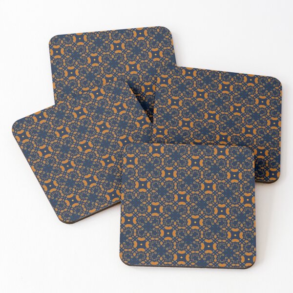 Item preview, Brown and Navy Vintage Nordic Style designed and sold by cozycaroline.