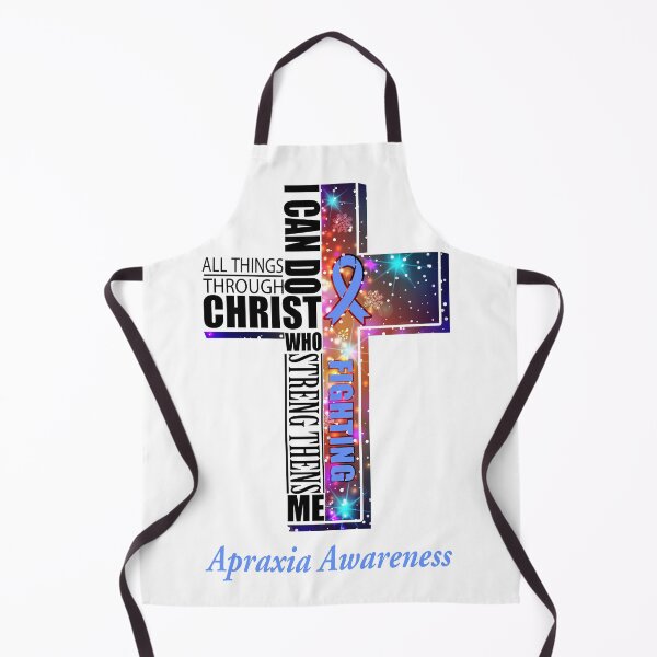 Item preview, I Can Do All Things Through Christ Apraxia Awareness designed and sold by Brad-FI.