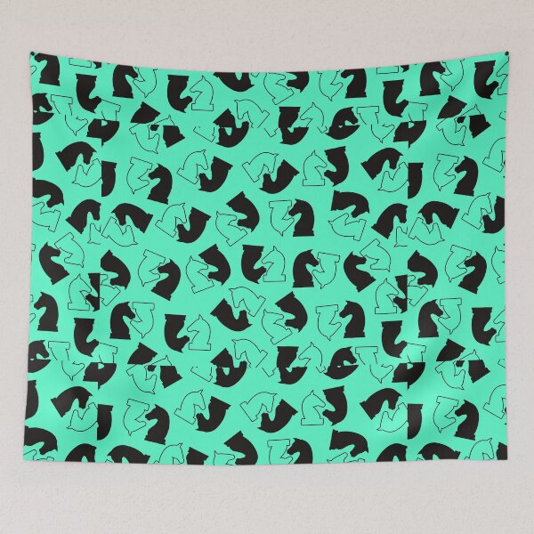 Item preview, Chess Knight Cyan Background designed and sold by Pearl-Island.