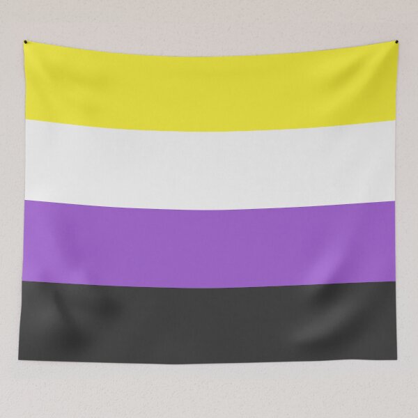 Item preview, Non-binary Pride Flag  designed and sold by blurrylester.