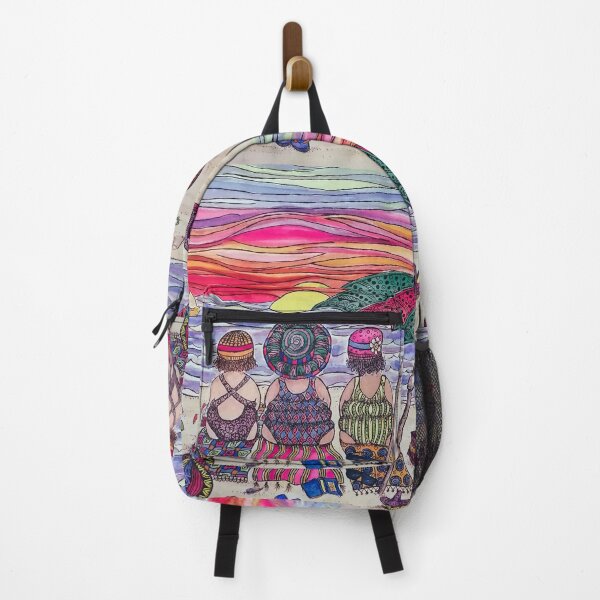 Item preview, The Beach Babes enjoying the Sunset designed and sold by Jacqueline Huizenga.