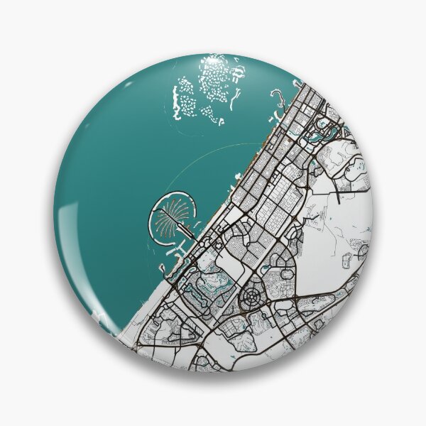 Item preview, Colorful map of Dubai designed and sold by wamuigaworld.